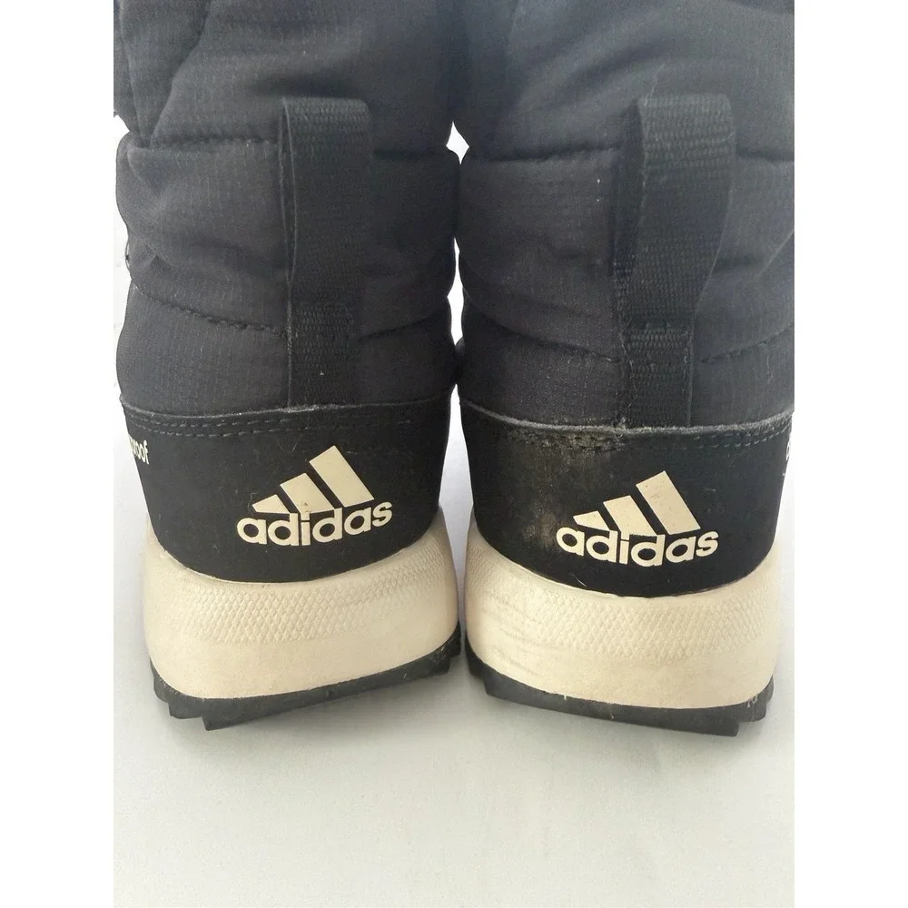 Adidas Choleah Padded Women's Size 7 Black White Winter Boots ART BB3966 Snow‎